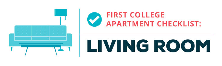 college apartment checklist--living space